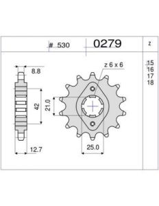 PIÑON OGNIBENE 17 D mod 0279