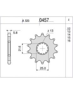 PIÑON OGNIBENE 15 D mod 0457