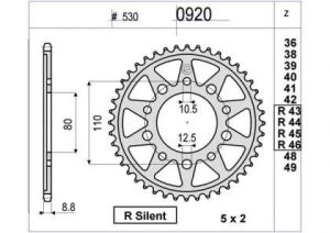 PIÑON OGNIBENE 44 D mod 0920