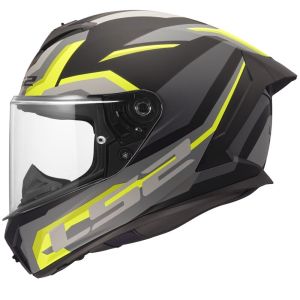 CASCO INTEGRAL LS2 FF820 RAPID III HYPER BLACK H-V YELLOW