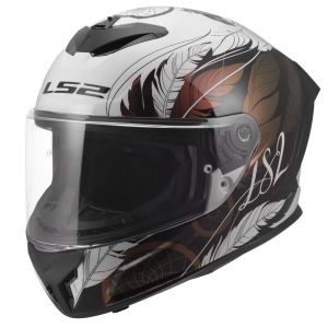 CASCO INTEGRAL LS2 FF820 RAPID III BOHO WHITE BLACK PINK