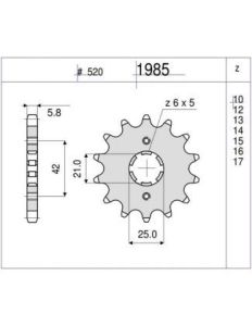 PIÑON OGNIBENE 14 D mod 1985