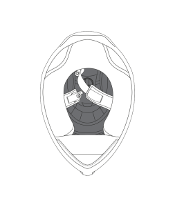 AGV INTERIOR SUPERIOR K1 TALLA MS Y K1 S TALLA M