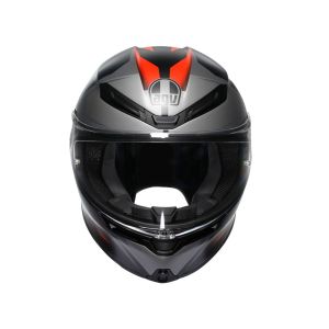 CASCO AGV K6 S AGV E2206 MPLK KARVE MATT BLACK/GREY/RED 