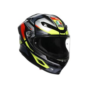 CASCO AGV K6 S AGV E2206 MPLK ERAZER BLACK/RED/YELLOW FLUO 