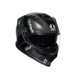 CASCO AGV K7 AGV E2206 MPLK KYBER MATT GREY/YELLOW FLUO 