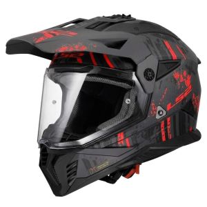 CASCO TRAIL LS2 MX702 PIONEER II CRAZY BLACK RED-06