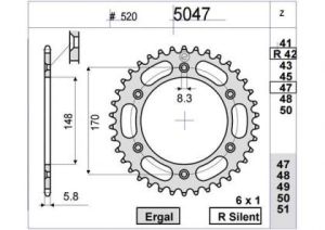 PIÑON OGNIBENE 47 D mod 5047