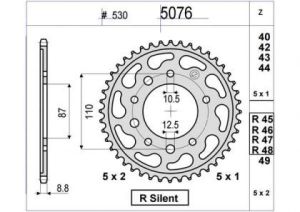 PIÑON OGNIBENE 45 D mod 5076