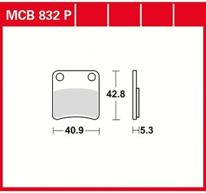 Pastillas de freno de parada