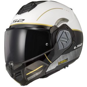 CASCO MODULAR LS2 FF906 ADVANT IRON MATT WHITE BLACK JEANS (E22.06)