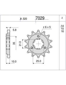 PIÑON OGNIBENE 15 D mod 7029