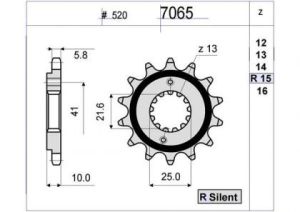 PIÑON OGNIBENE 14 D mod 7065