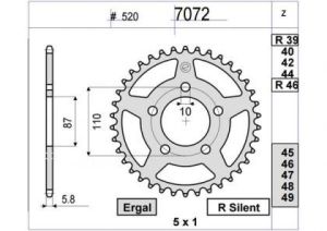 PIÑON OGNIBENE 46 D mod 7072