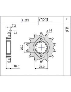 PIÑON OGNIBENE 14 D mod 7123