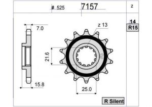 PIÑON OGNIBENE 15 D mod 7157