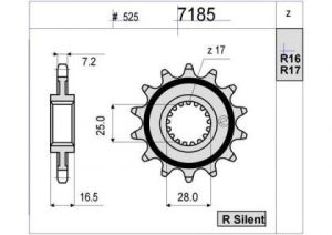 PIÑON OGNIBENE 17 D mod 7185