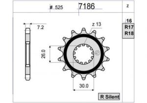 PIÑON OGNIBENE 18 D mod 7186