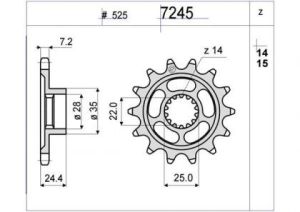 PIÑON OGNIBENE 15 D mod 7245