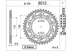CORONA OGNIBENE 43 D mod 8012