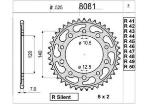 CORONA OGNIBENE 49 D mod 8081