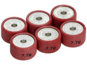 Rodillos contrapesos variador 6 unidades de 20x12 mm, 7,7 g
