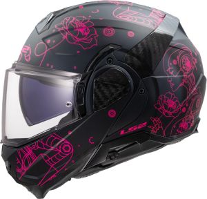 CASCO MODULAR LS2 FF910 ADVANT II SOPHIA BLACK PINK