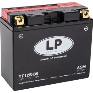 YT12B-BS AGM Bateria Landport premium