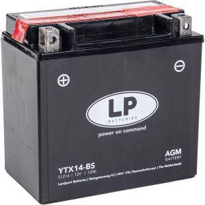 YTX14-BS AGM Bateria Landport premium (equiv a ETX14 BTX14)