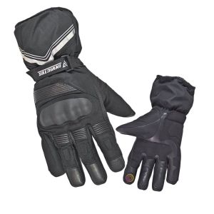 GUANTE POLAR NEGRO GRIS 