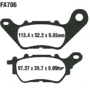 PASTILLAS EBC SCOOTER YAMAHA X MAX 17-