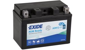 BATERIA EXIDE AGM 12-11 PRECARGADA EQUIVALE YTZ14-BS