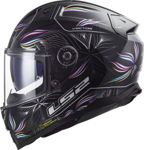 CASCO LS2 FF811 VECTOR II TROPICAL BLACK WHITE-06