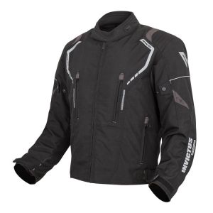 CHAQUETA DE MOTO CORTA EN CORDURA INVICTUS ARES GREY