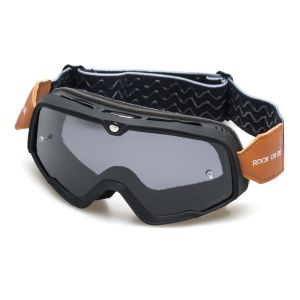 Gafas de cross retro ROCK OR DIE negras