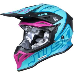 CASCO JUST1 J39 THRUSTER BLACK - PETROL BLUE - FUXIA