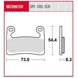 PASTILLAS DE FRENO TRW SINTER BMW R1250GS19- R1250RT 19-