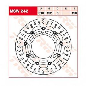 Disco de freno flotante  TRW  MSW242