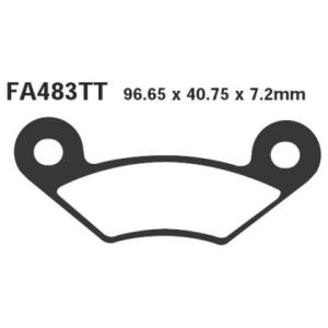 Pastillas de freno EBC FA483TT