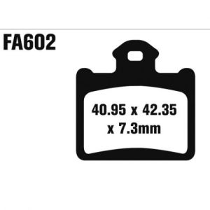 Pastillas de freno EBC FA602TT