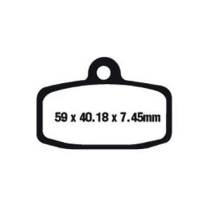 Pastillas de freno EBC FA612TT