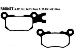 Pastillas de freno EBC FA684TT