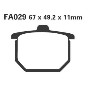 Pastillas de freno EBC FA029