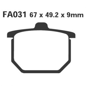 Pastillas de freno EBC FA031