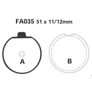 Pastillas de freno EBC FA035