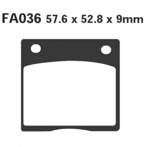 Pastillas de freno EBC FA036