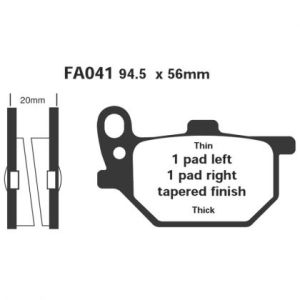 Pastillas de freno EBC FA041