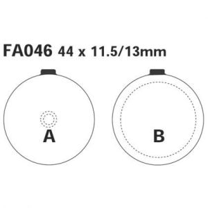 Pastillas de freno EBC FA046
