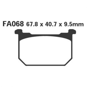 Pastillas de freno EBC FA068