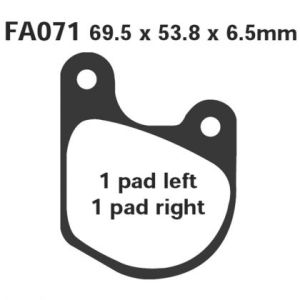 Pastillas de freno EBC FA071